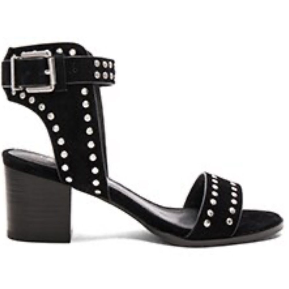 Sol Sana Porter Studded Suede Heel Sandals - Picture 2 of 5